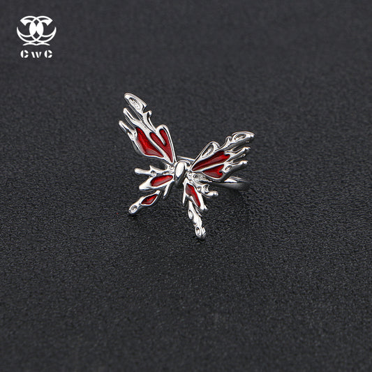 Inferno Butterfly Ring