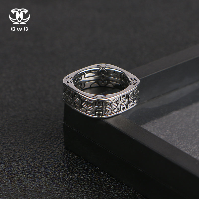 Temple Cipher Ring