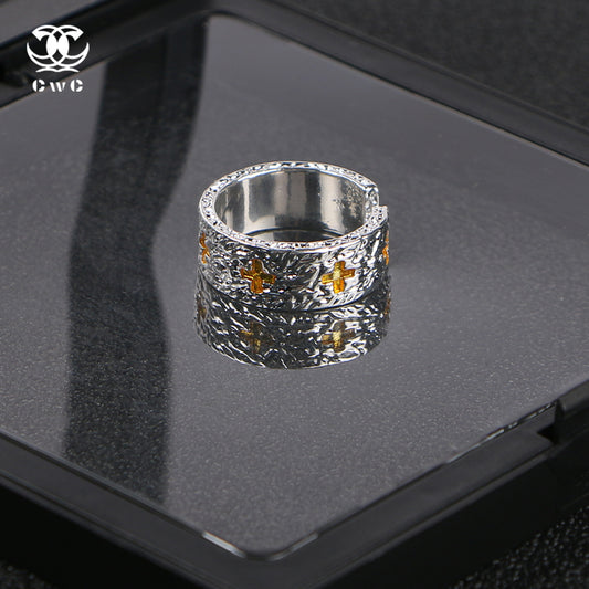 Golden Cross Relic Ring