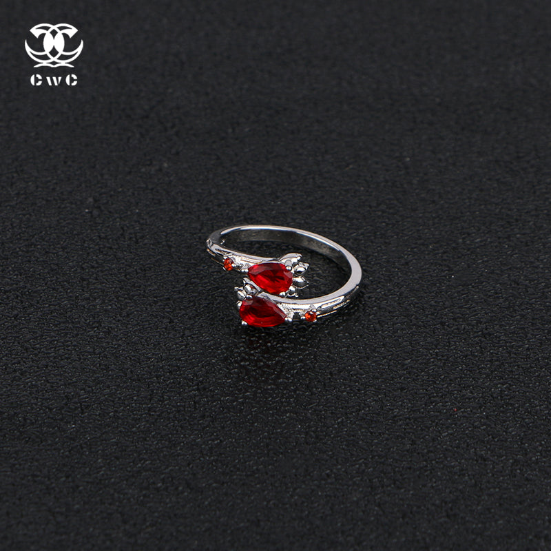 Scarlet Tear Ring