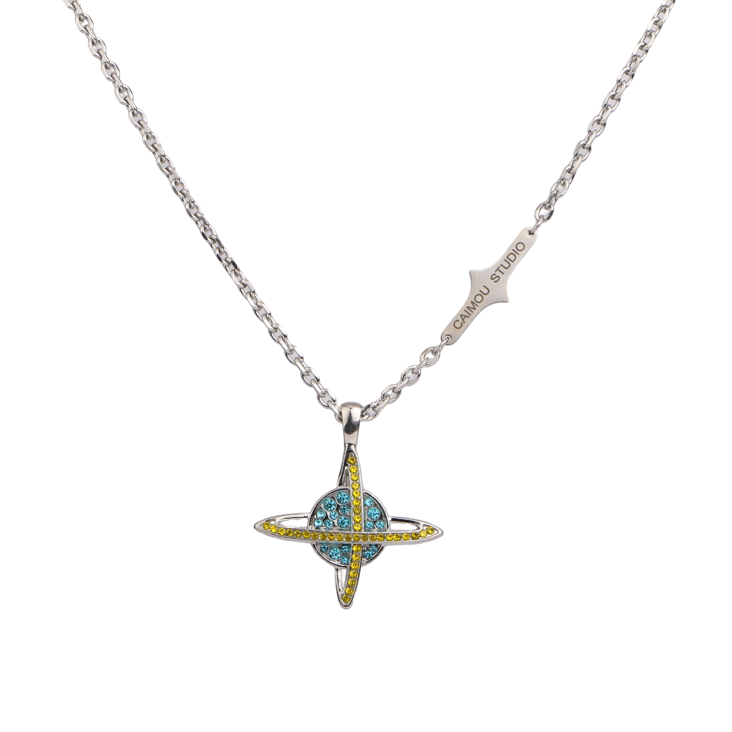 Galactic Orbit Pendant Necklace