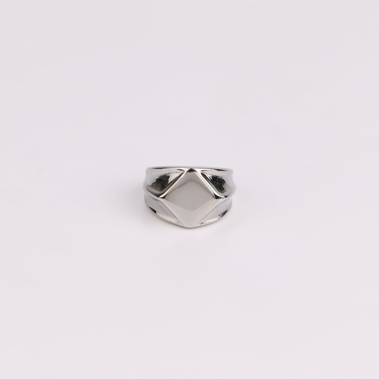 Geometric Diamond Ring
