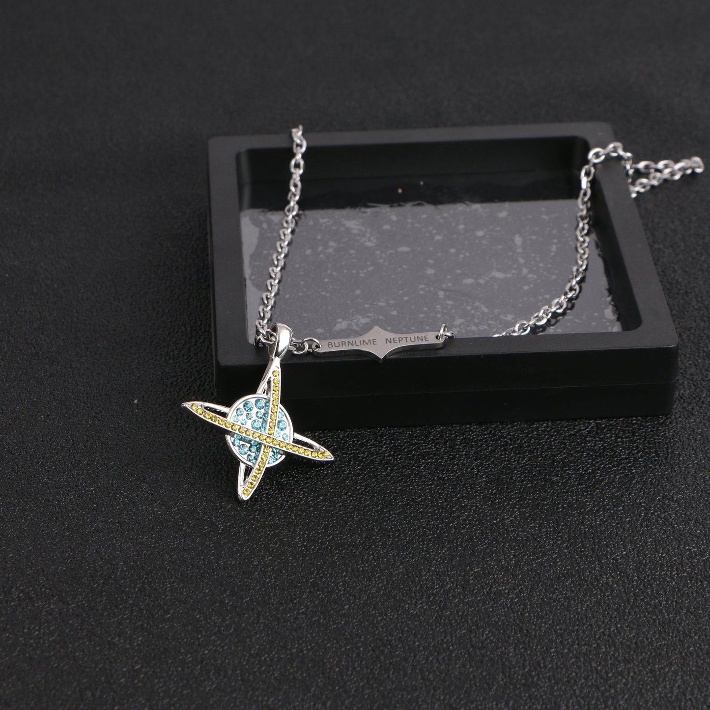 Galactic Orbit Pendant Necklace