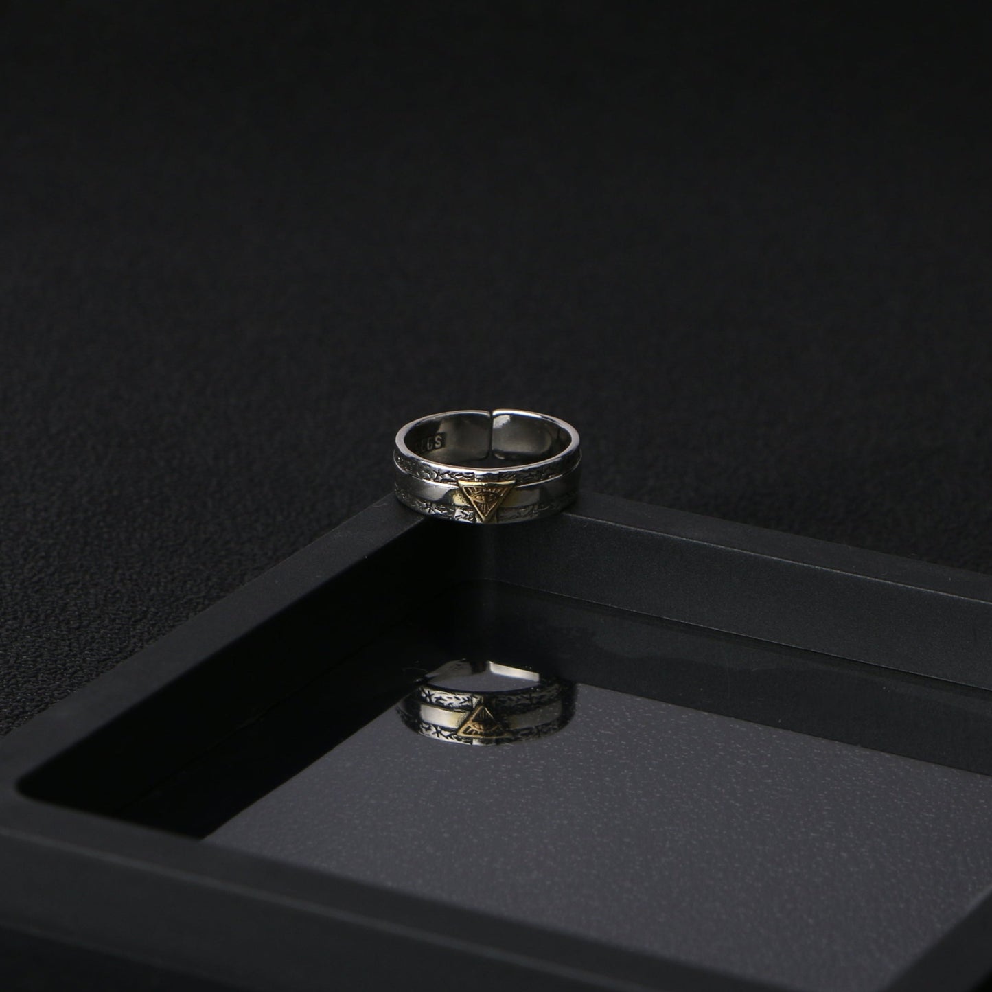 Golden Triangle Ring