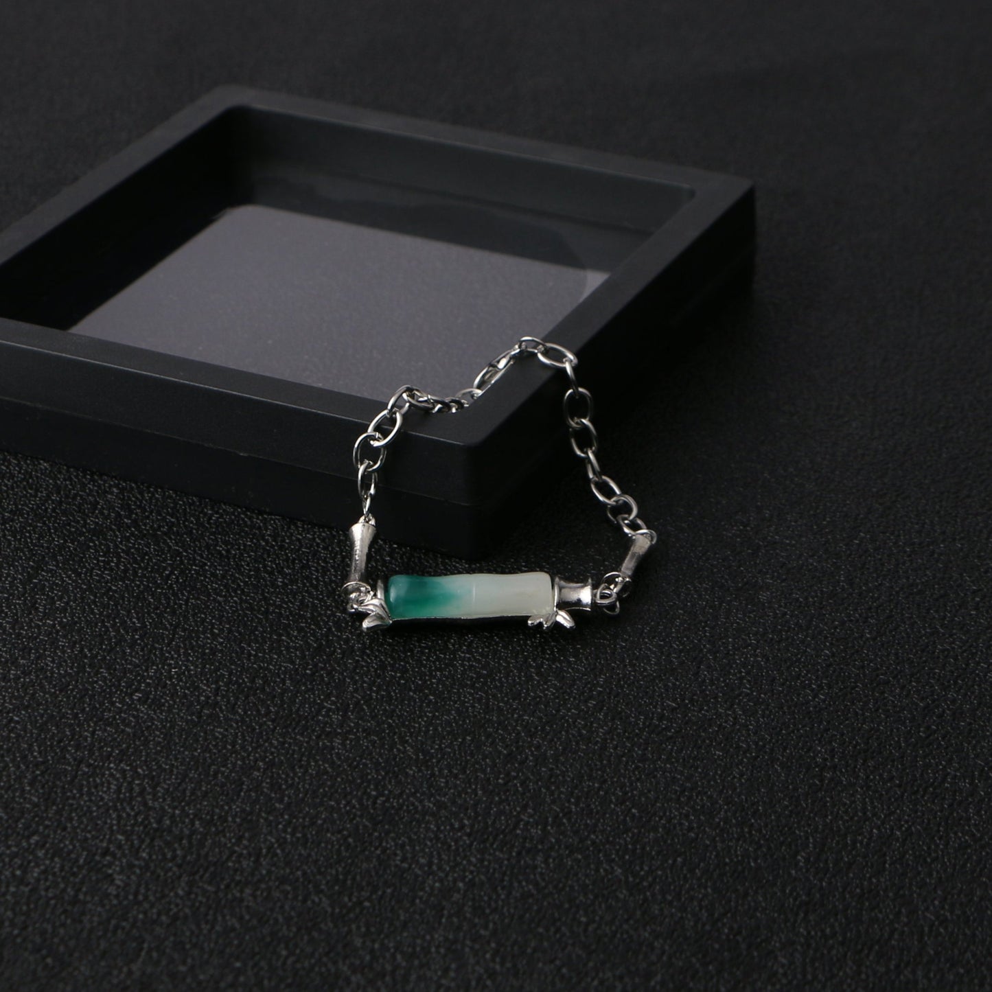 Emerald Bamboo Bracelet