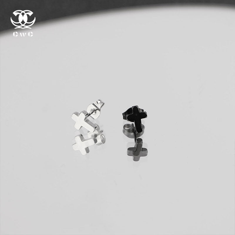 Cross Stud Earring