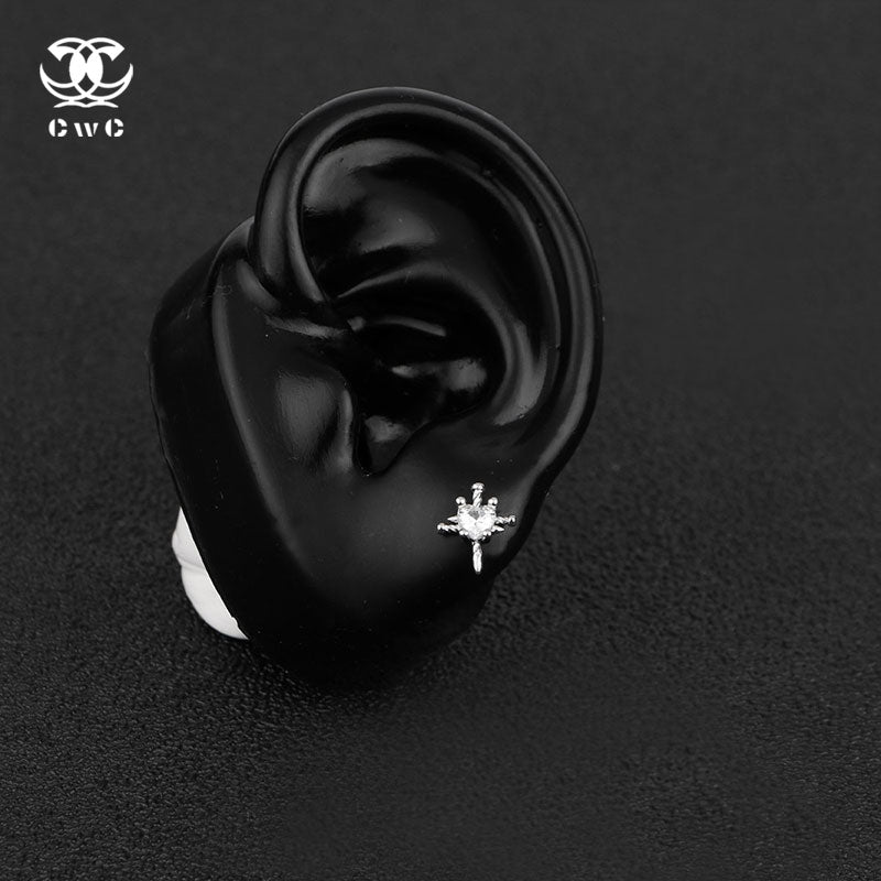 Crystal Starburst Stud Earrings