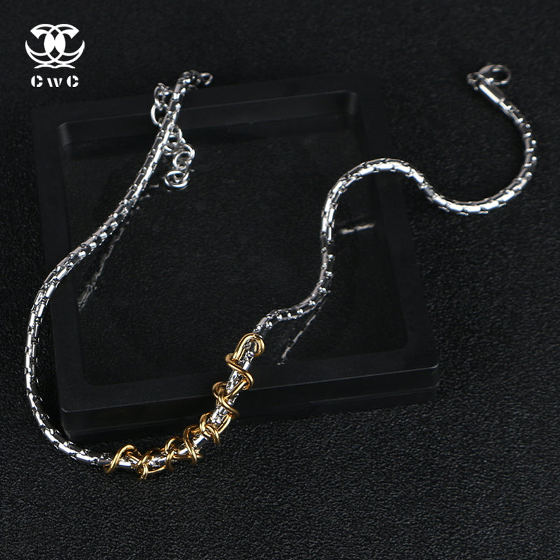Gilded Spine Chain Necklace