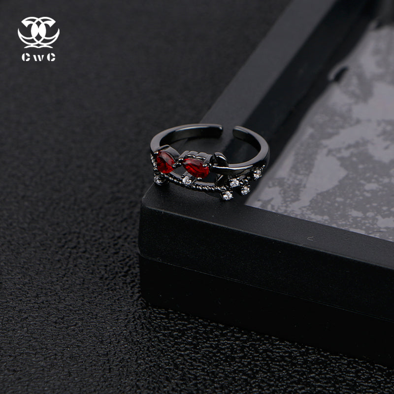 Obsidian Rose Ring