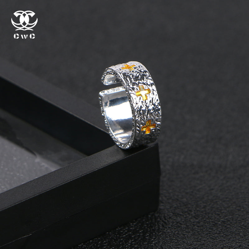 Golden Cross Relic Ring