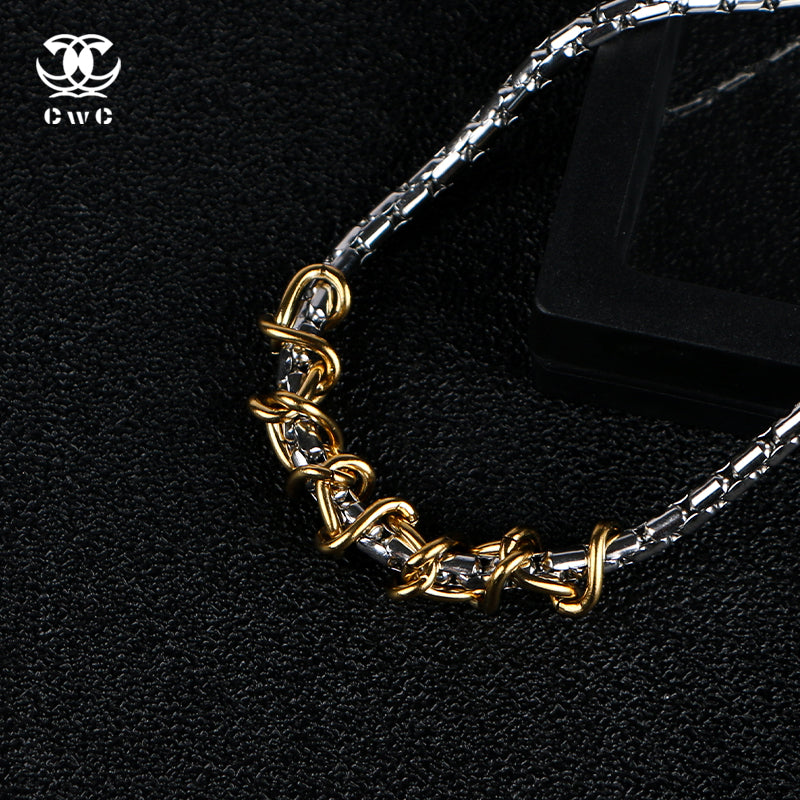 Gilded Spine Chain Necklace