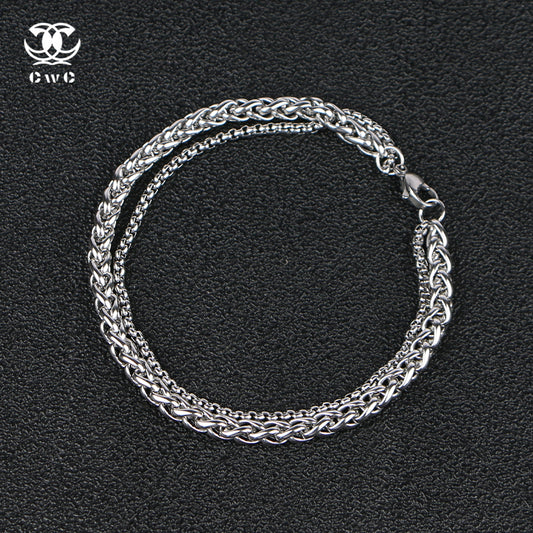 Silver Weave Bracelet