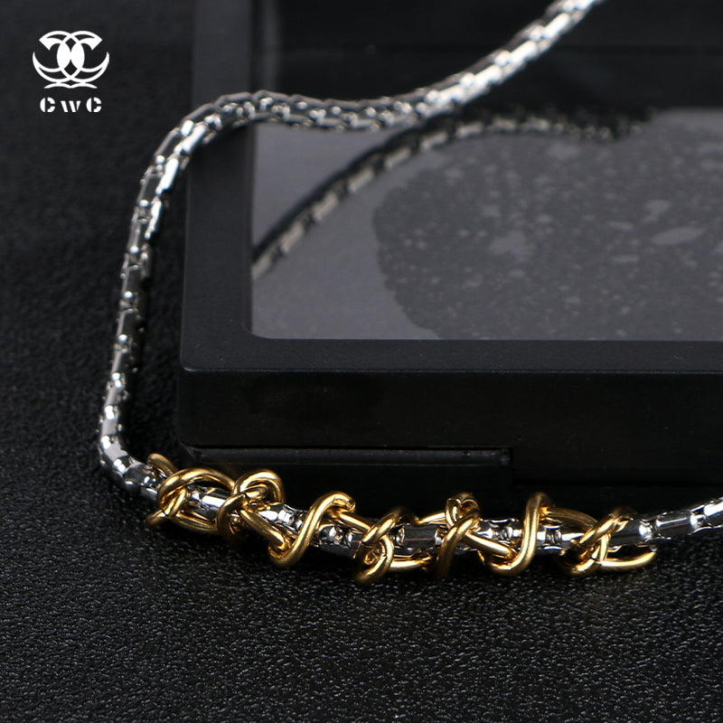 Gilded Spine Chain Necklace
