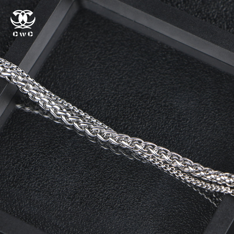 Silver Weave Bracelet