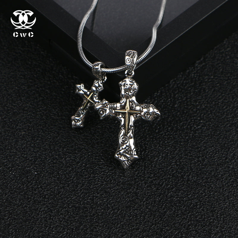 Crucible Elegance Cross Necklace – CwC Jewelry - Main Image