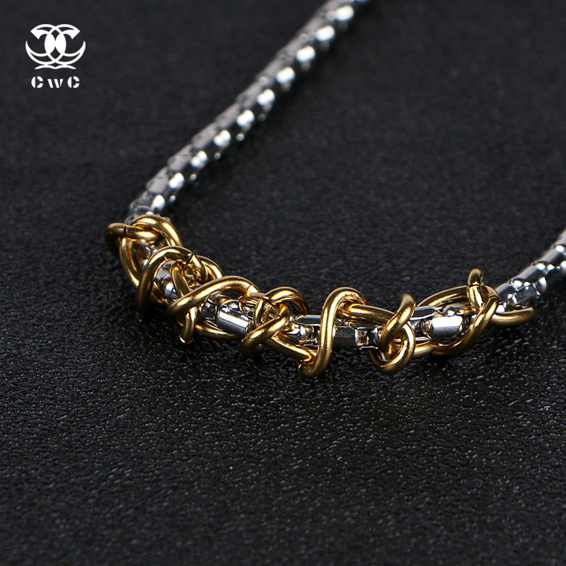 Gilded Spine Chain Necklace