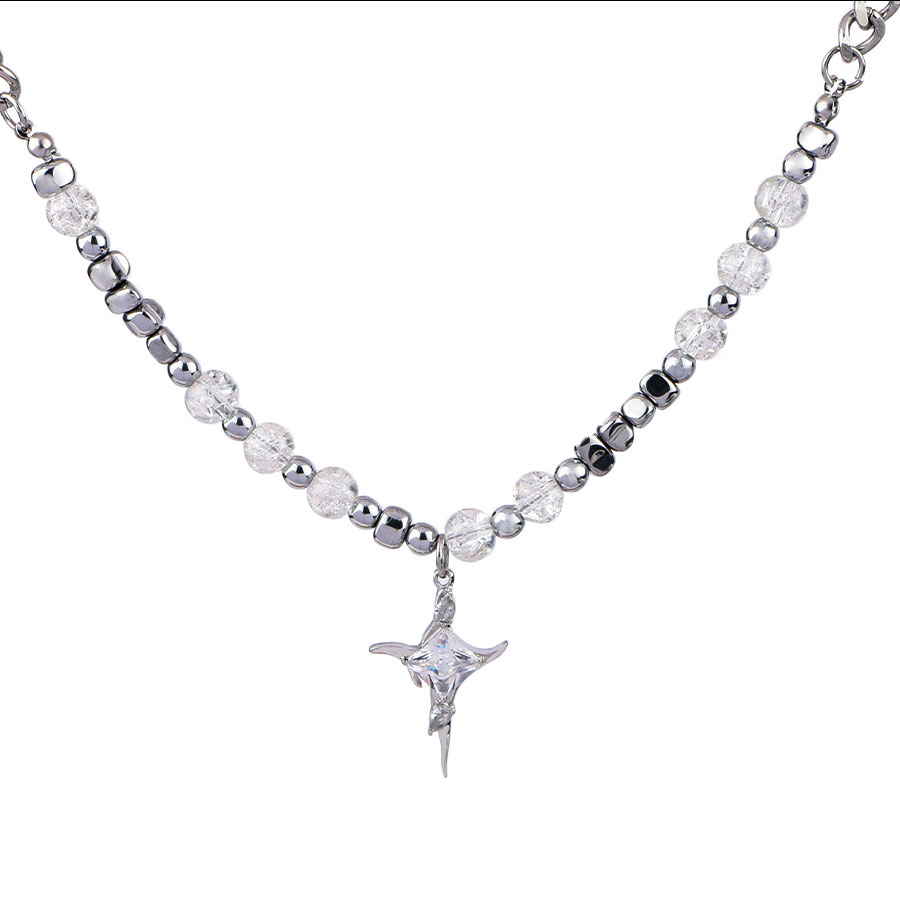 Crystal Star Pendant Necklace