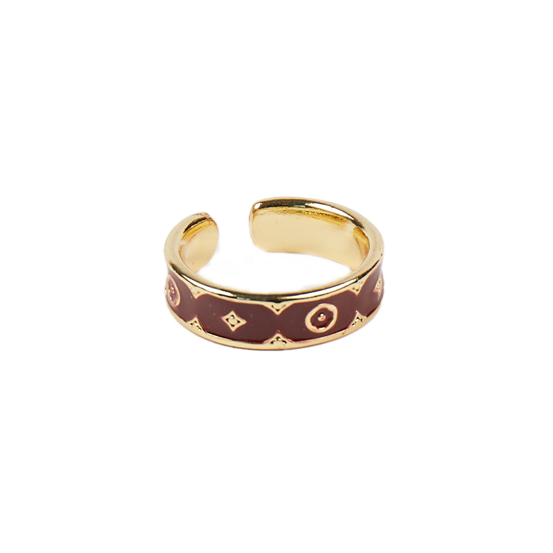 Crimson Crest Ring
