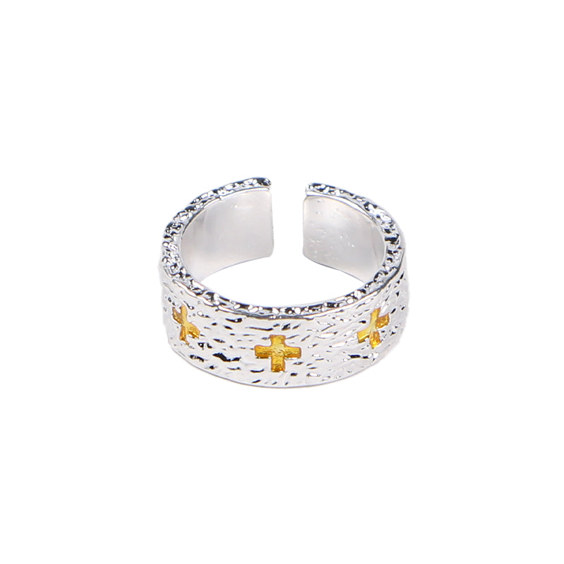 Golden Cross Relic Ring