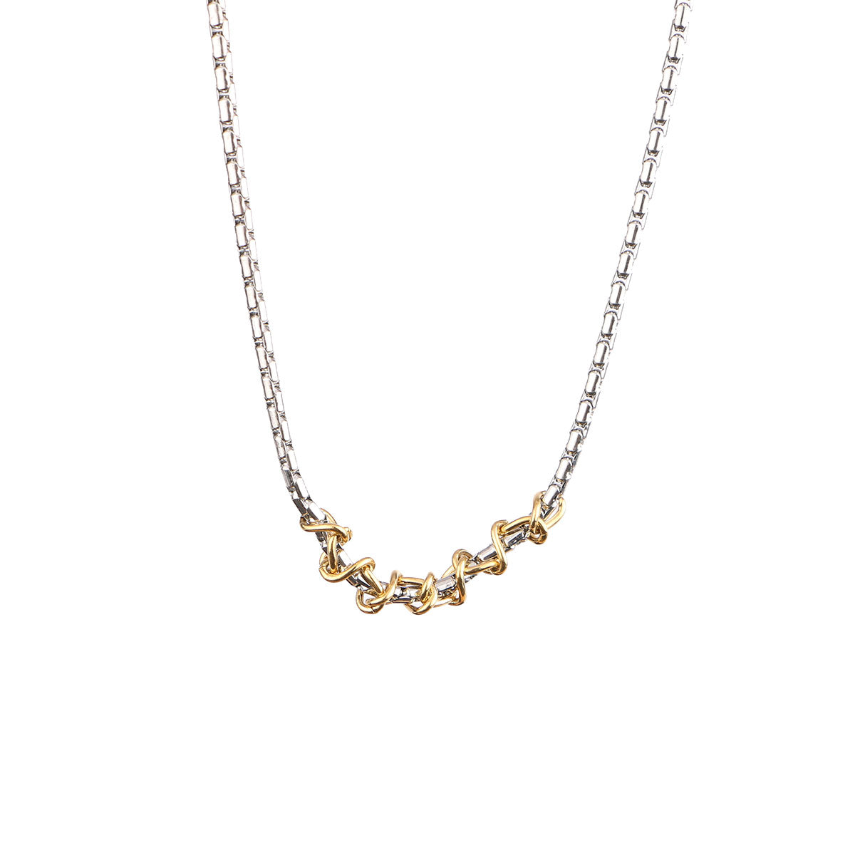 Gilded Spine Chain Necklace