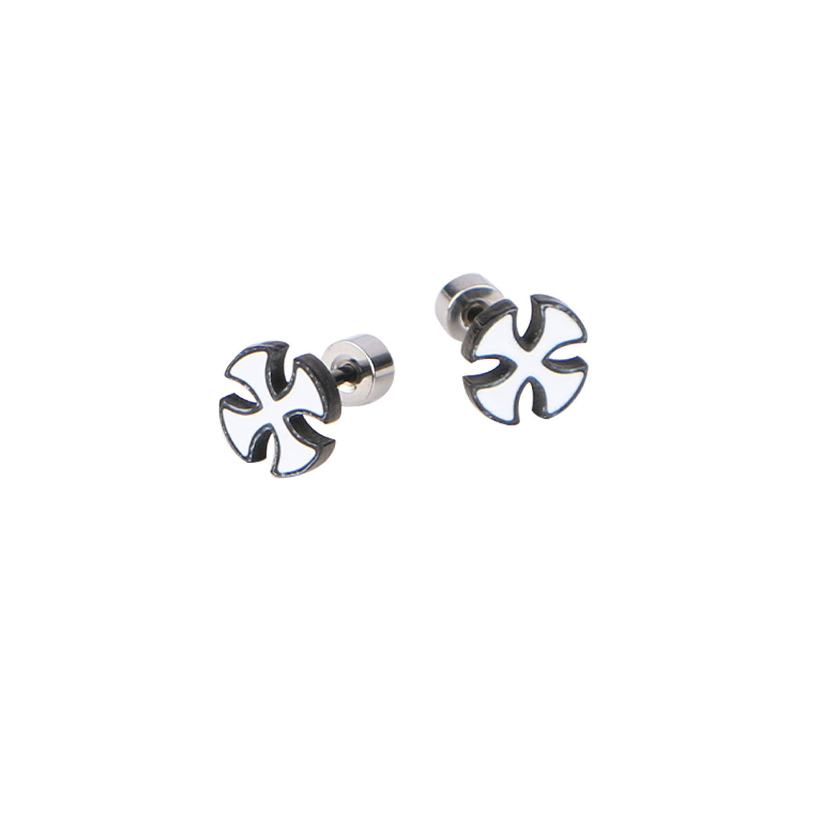 Iron Cross Stud Earrings