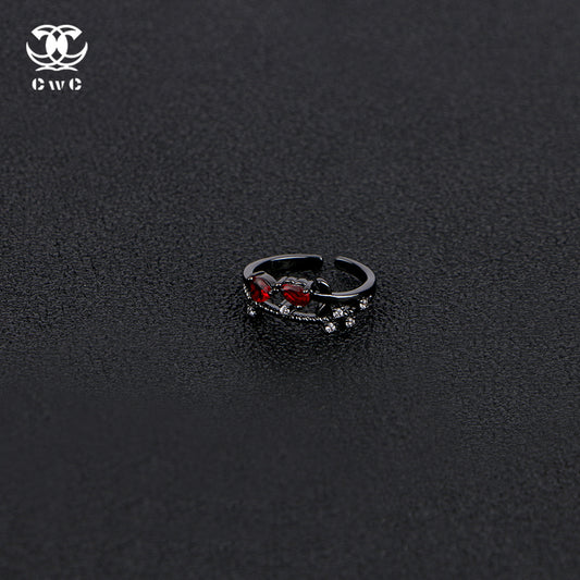 Obsidian Rose Ring