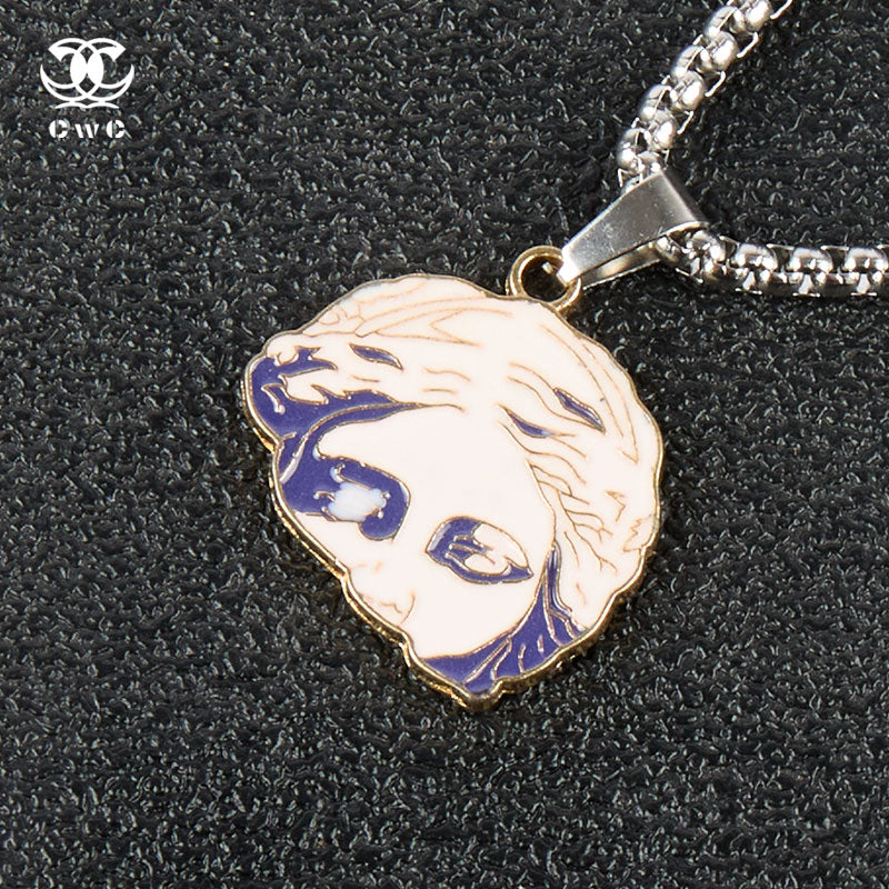Venus Bust Pendant Necklace