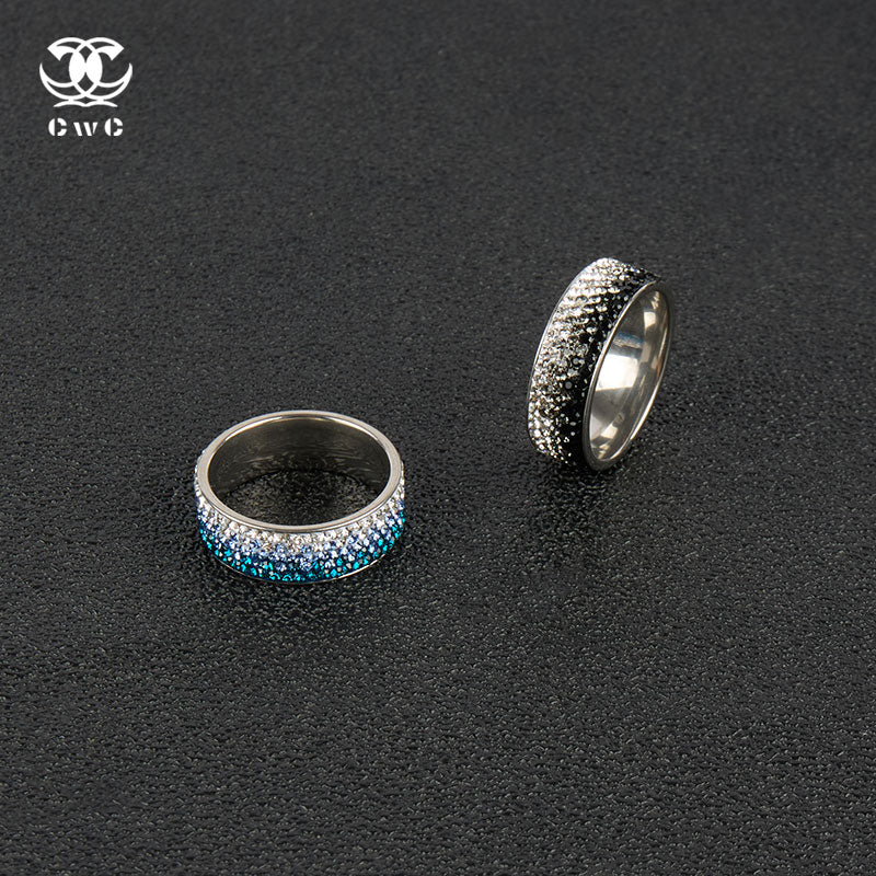 Ombre Pave Crystal Ring