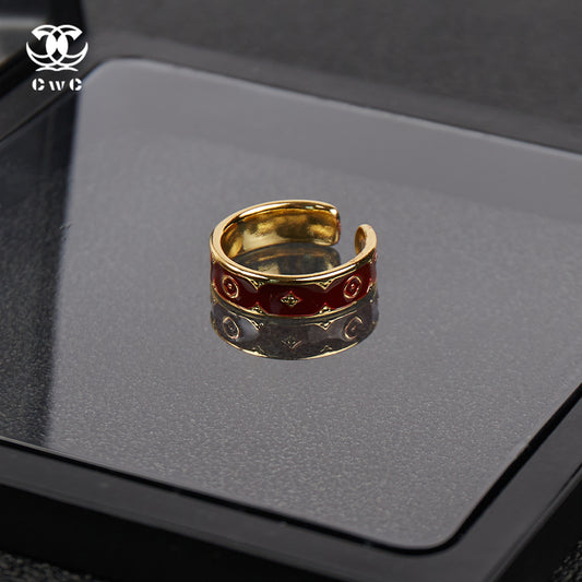 Crimson Crest Ring