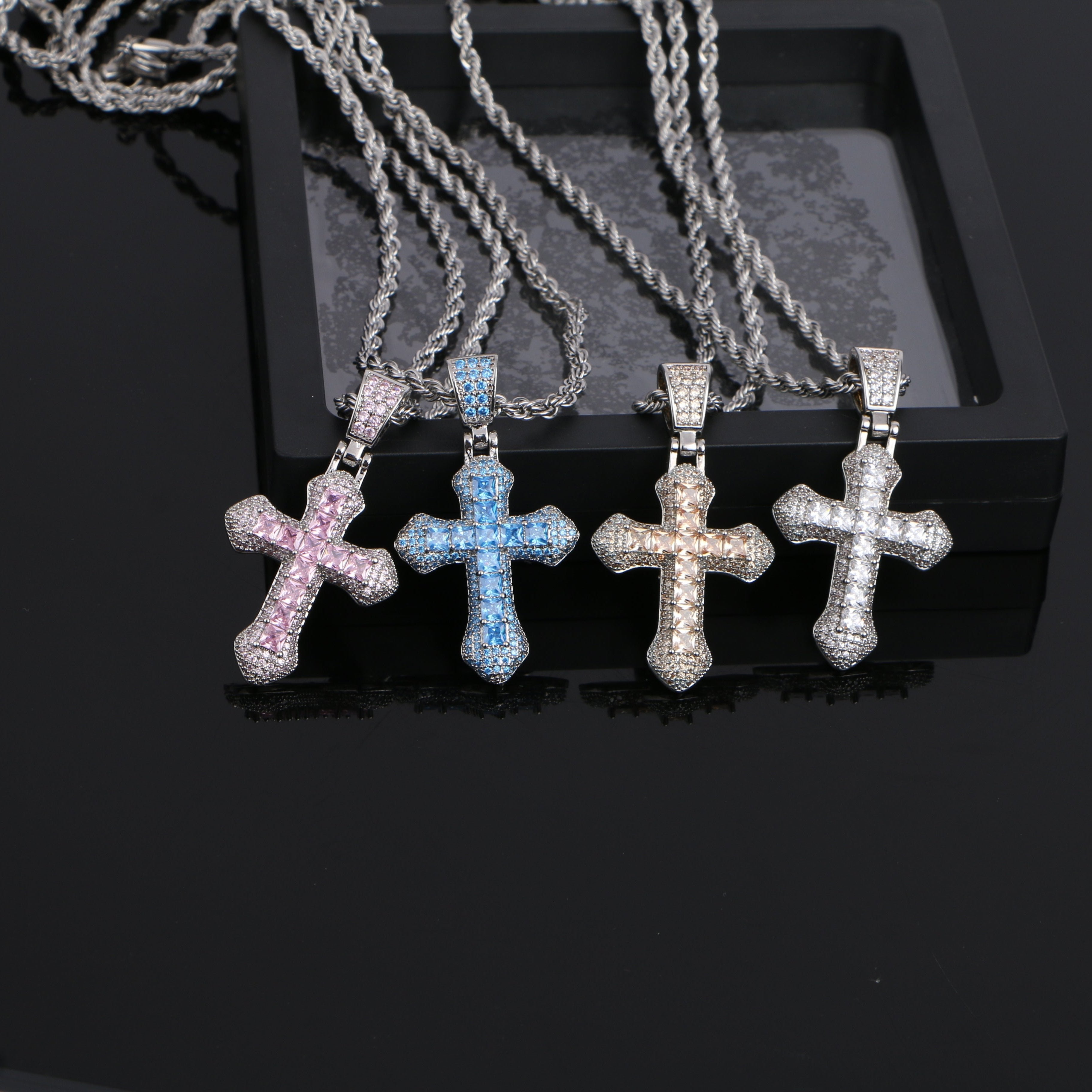 Radiant Cross Pendant Necklace – CwC Jewelry