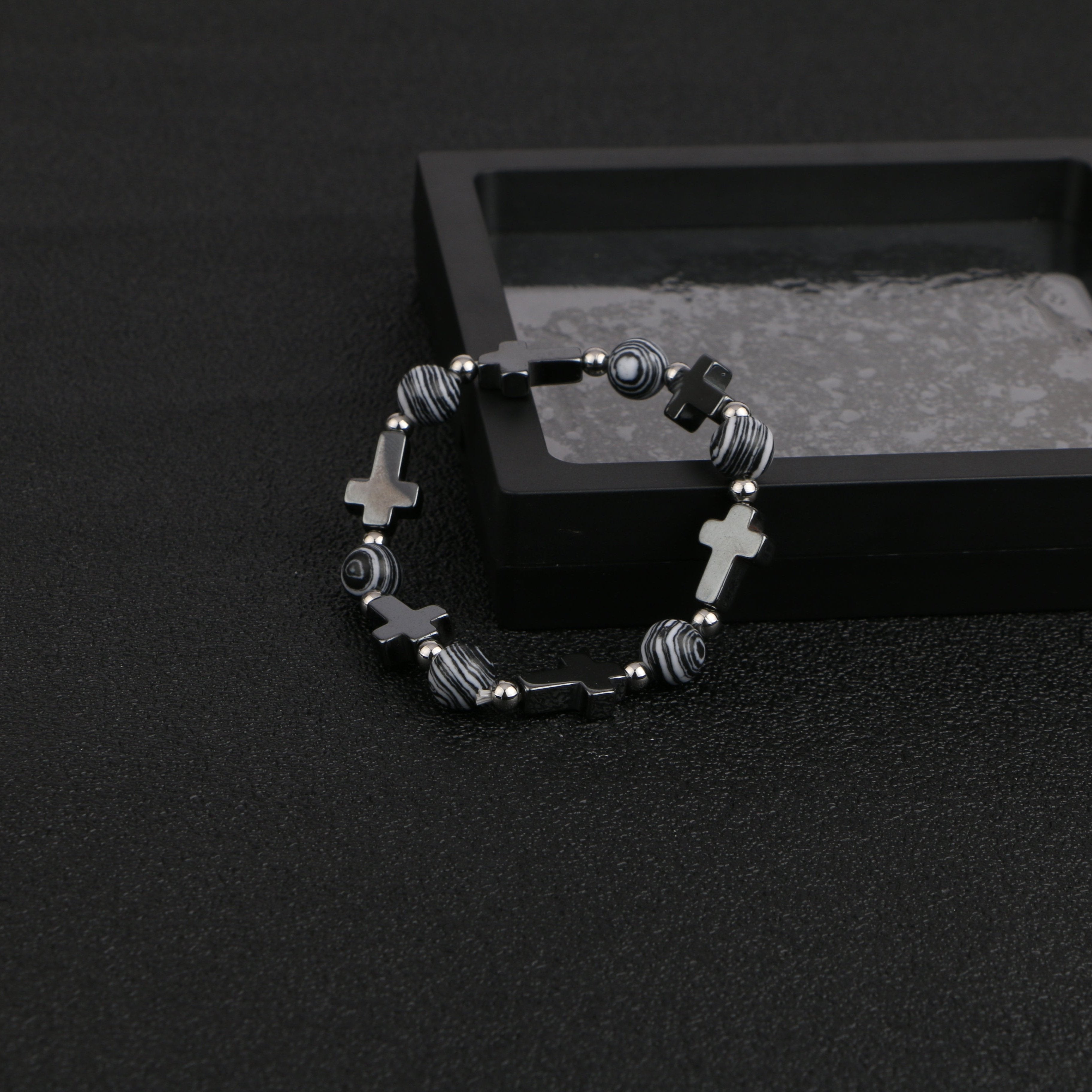 Eclipse Cross Bead Bracelet – CwC Jewelry