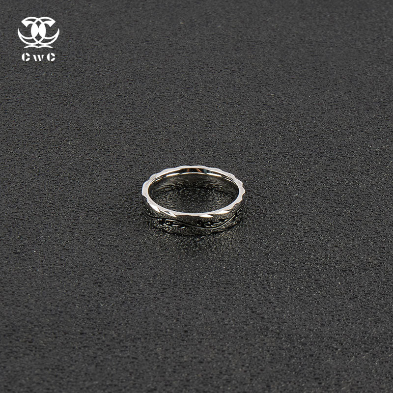 Faceted Tribal Pattern Ring