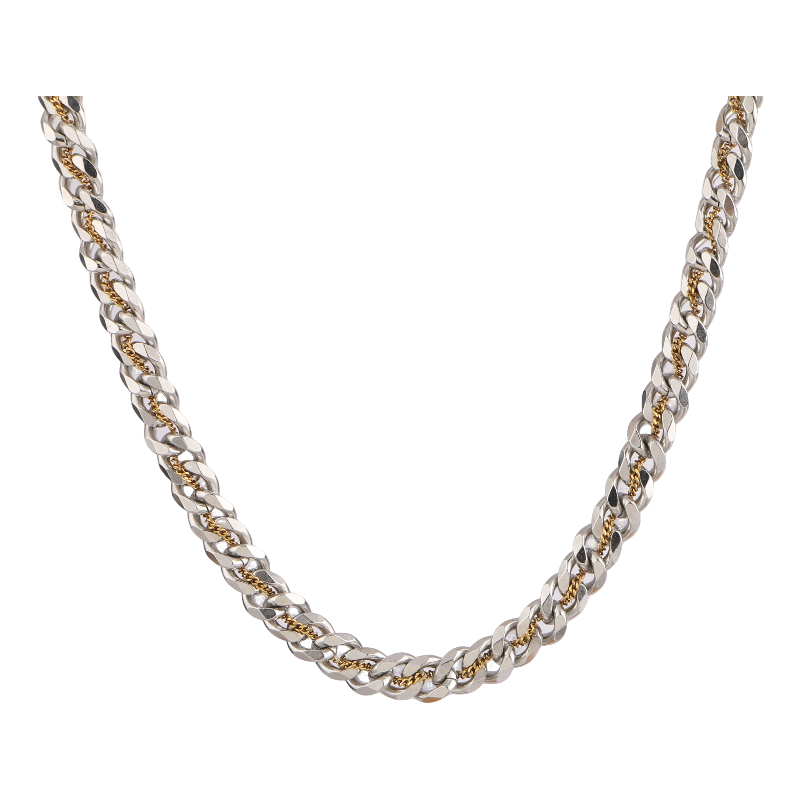 Golden Twist Chain Necklace
