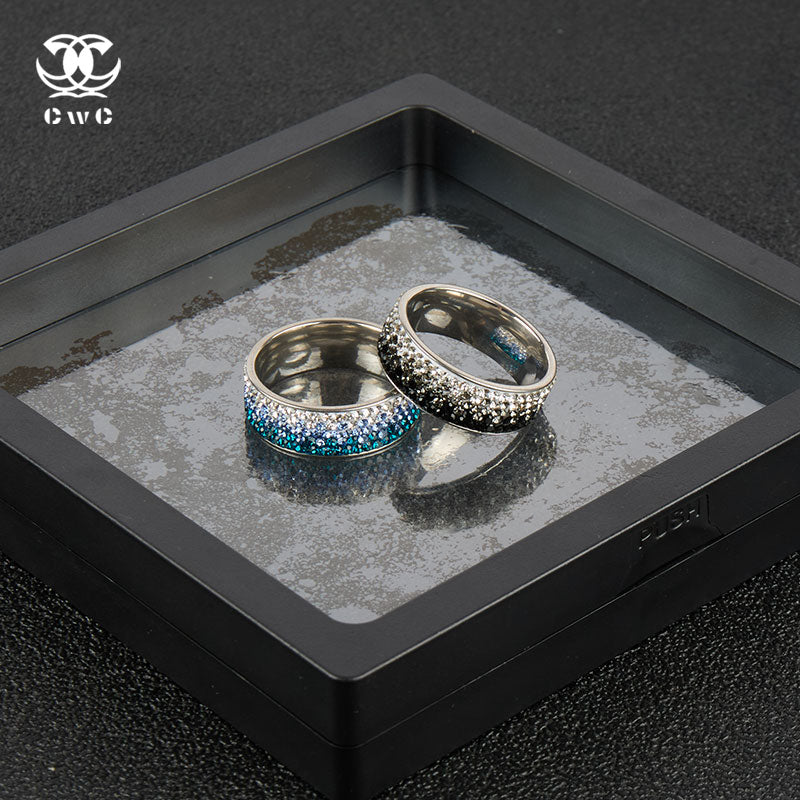 Ombre Pave Crystal Ring