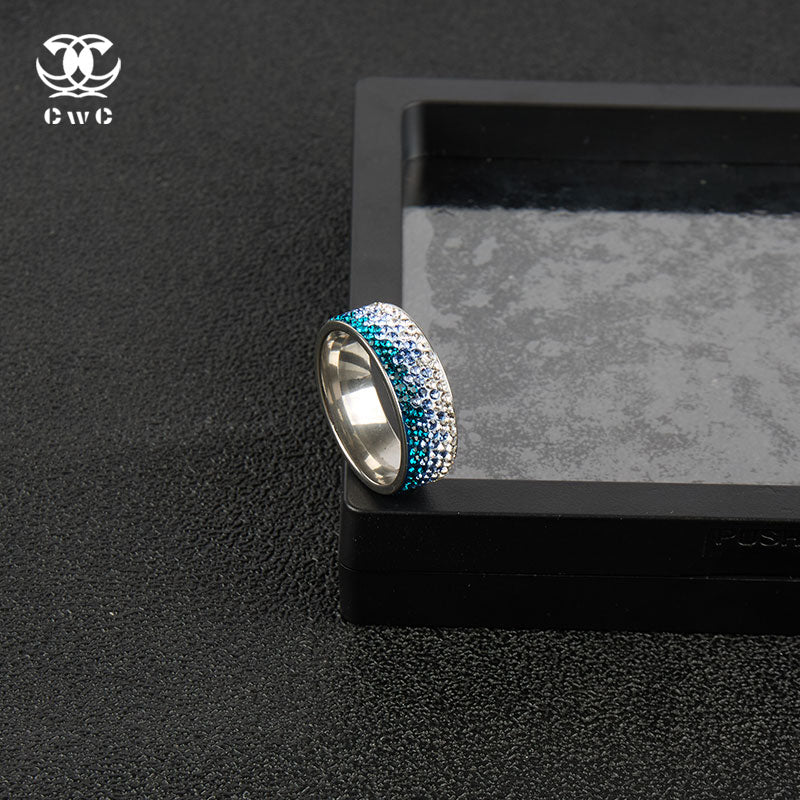 Ombre Pave Crystal Ring