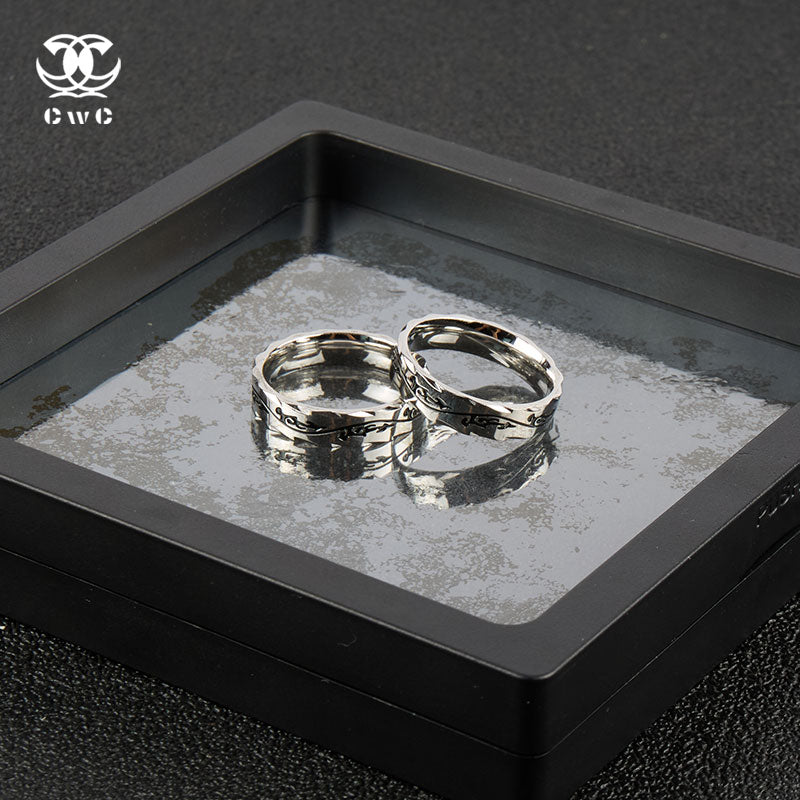 Faceted Tribal Pattern Ring