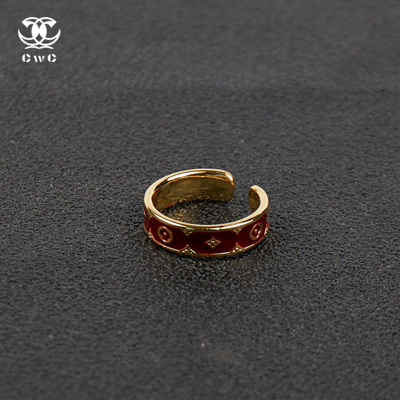 Crimson Crest Ring