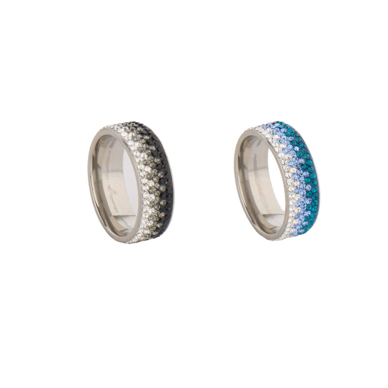 Ombre Pave Crystal Ring