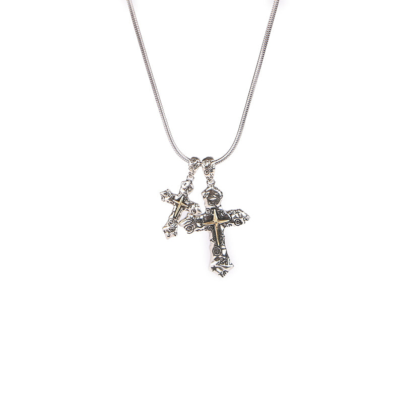 Crucible Elegance Cross Necklace
