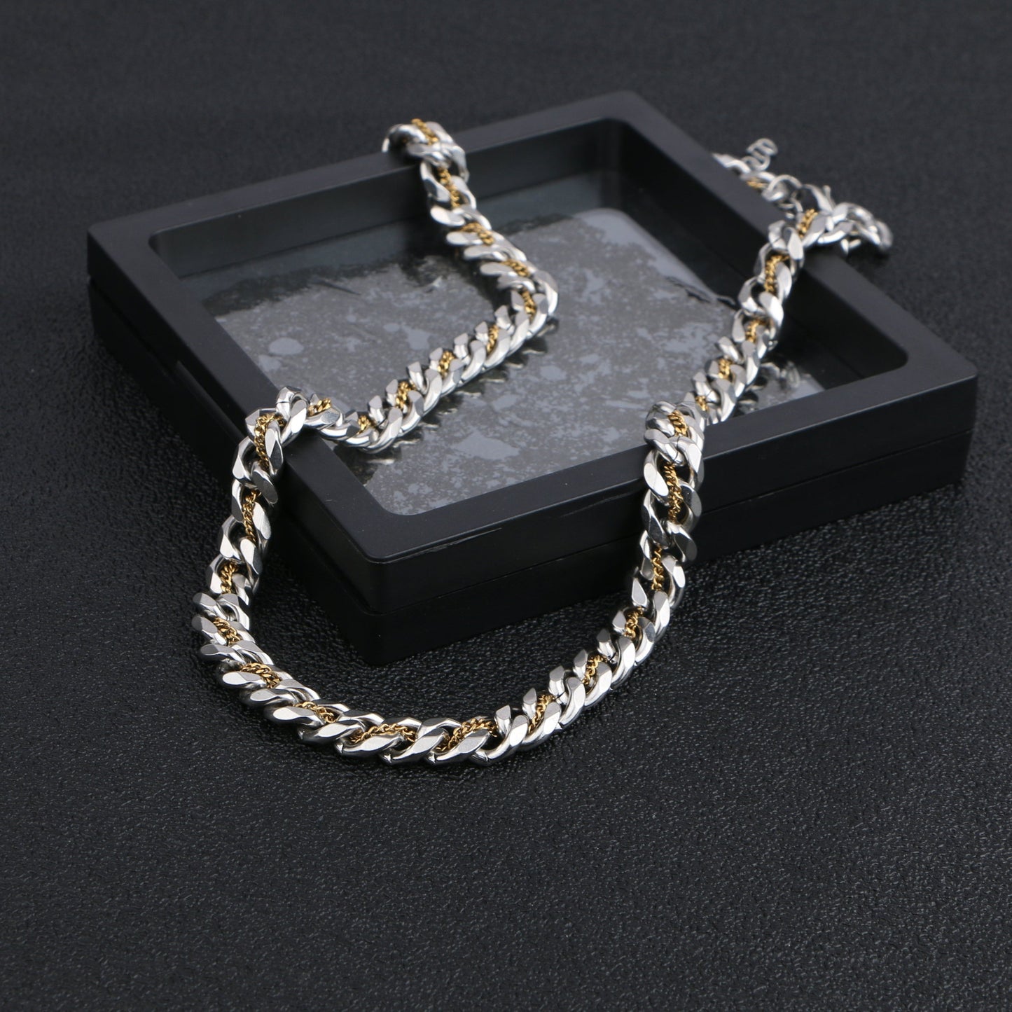 Golden Twist Chain Necklace