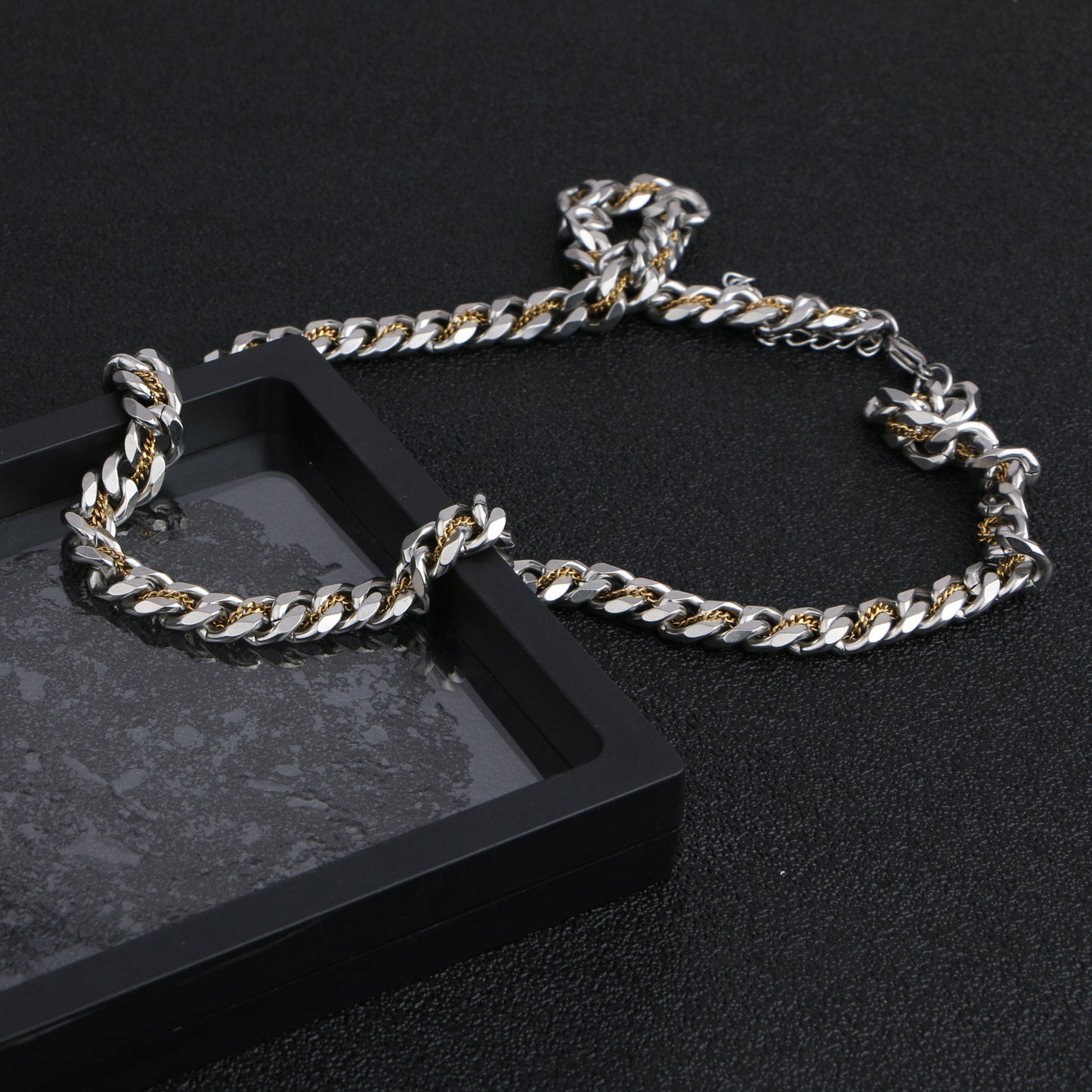 Golden Twist Chain Necklace